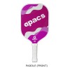 Apacs Pickleball Paddle Couple Set 003 Blue Pink with Indoor Outdoor Balls and Cover